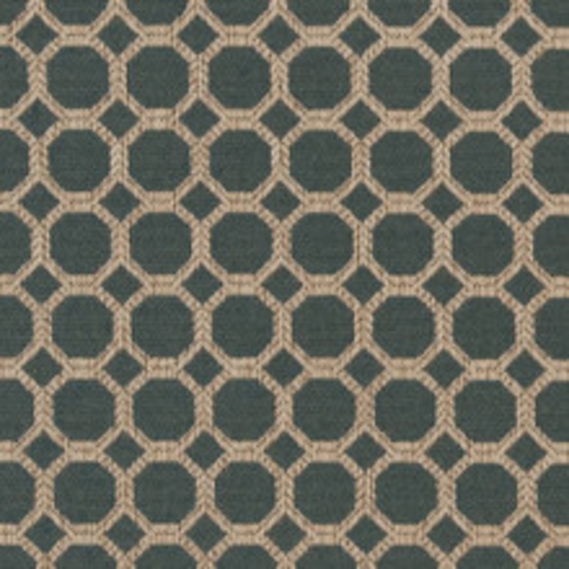 Charlotte Fabric D1228 Jade Honeycomb