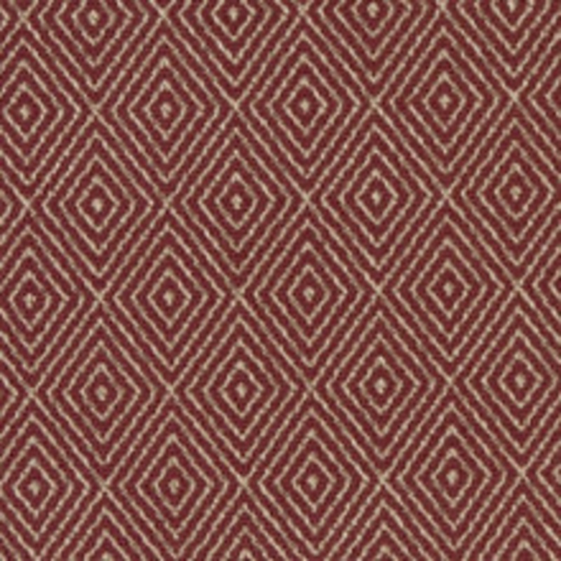 Charlotte Fabric D1239 Burgundy Diamond