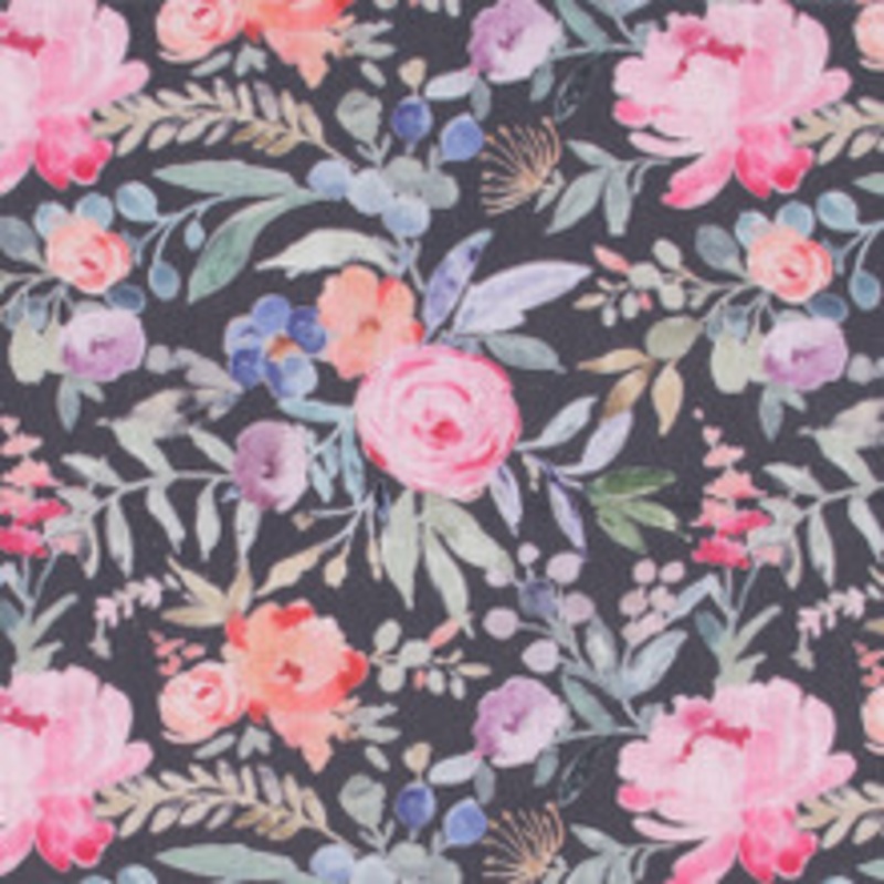 Carole Fabric Four Gables Black