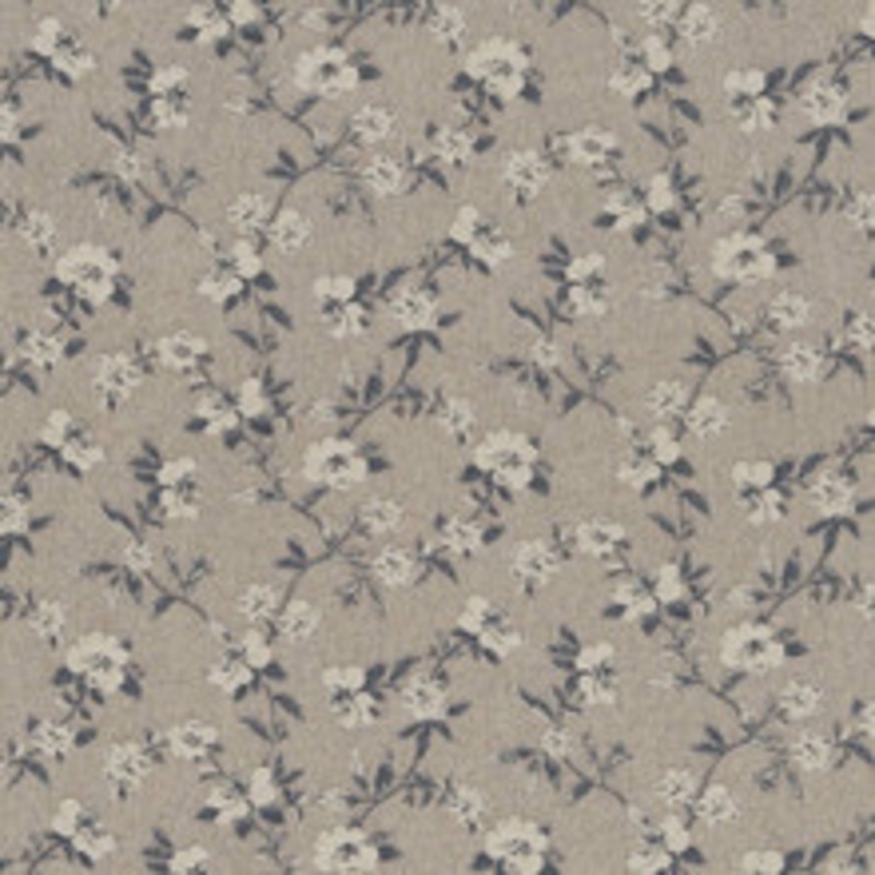 Charlotte Fabric R344 Cobalt Floral