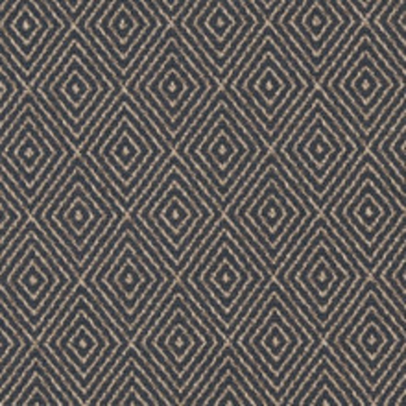 Charlotte Fabric D1242 Indigo Diamond