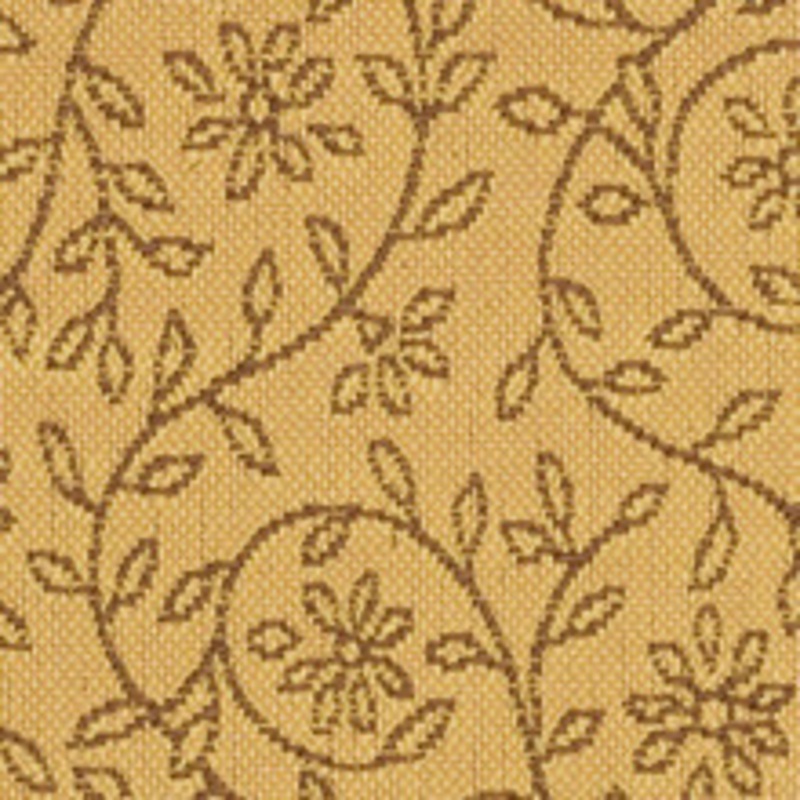 Crypton Fabric Silhouette Mustard 1005134