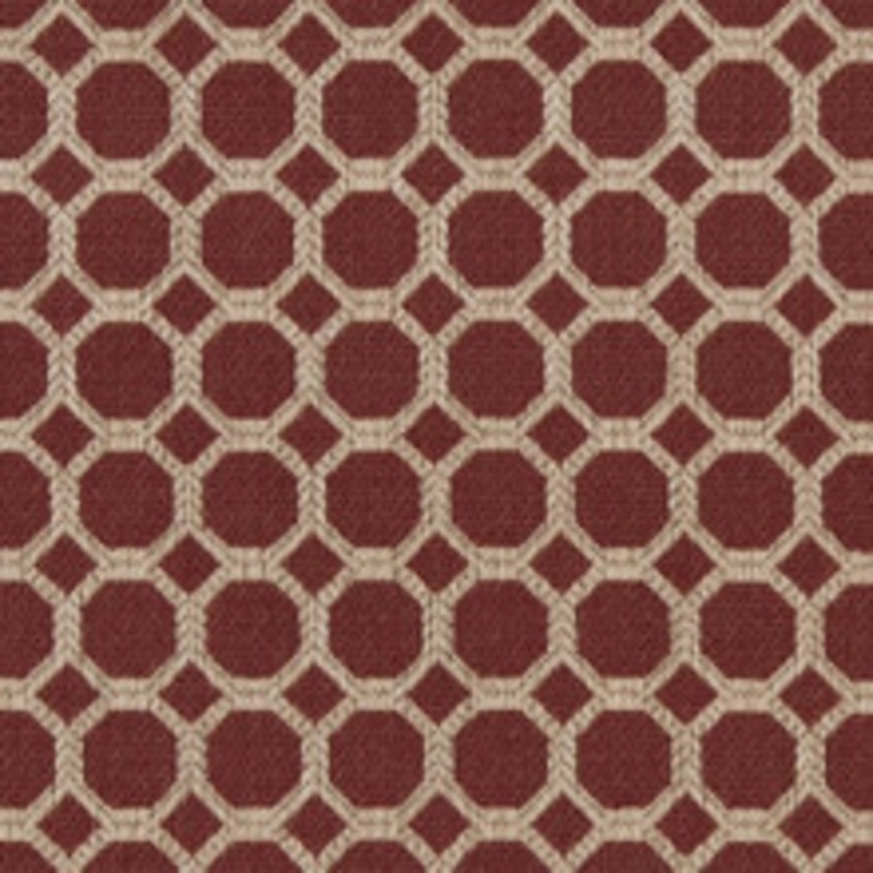 Charlotte Fabric D1226 Burgundy Honeycomb