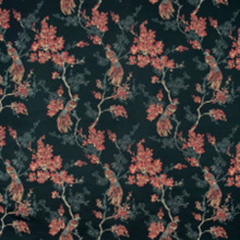 Carole Fabric Bird In Waiting Autumn