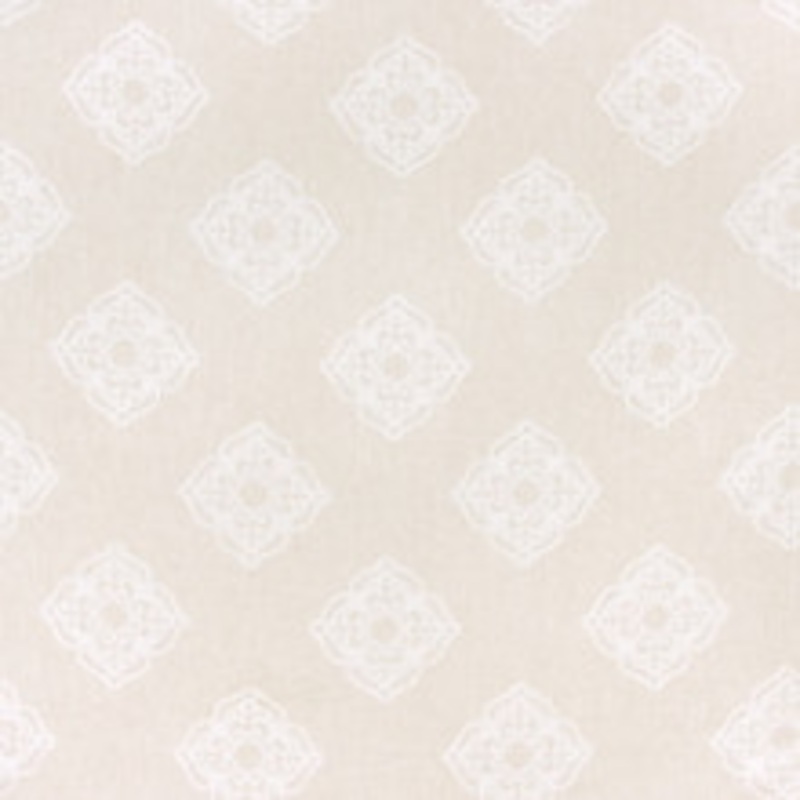 Carole Fabric Parlor Games White
