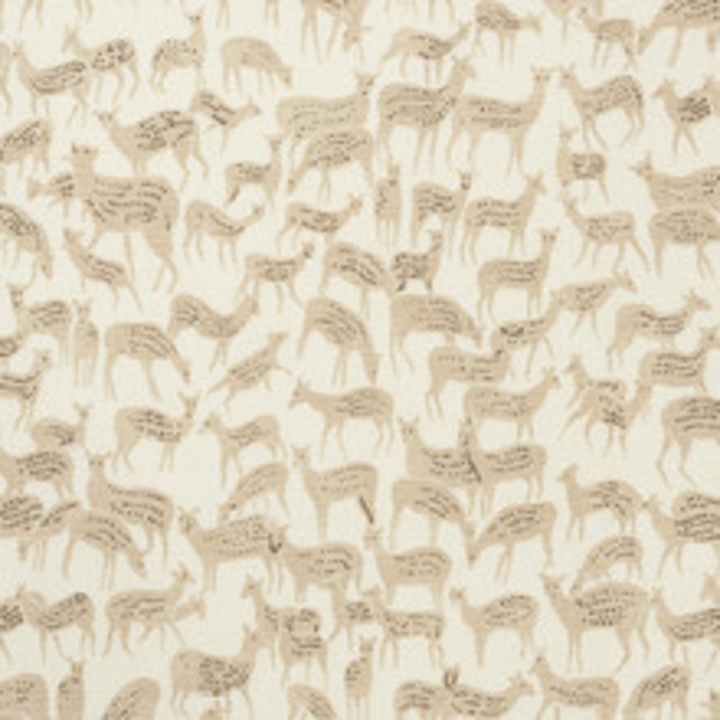 Schumacher Fabric Fauna Natural 177721