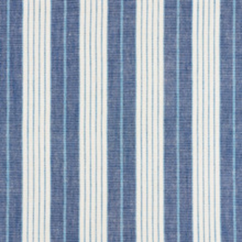 Schumacher Fabric Horst Stripe Delft 72600