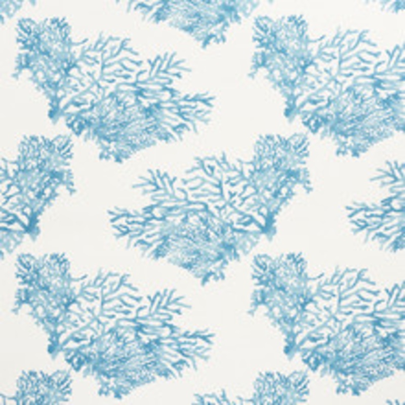 Schumacher Fabric Great Barrier Reef Blue 175364
