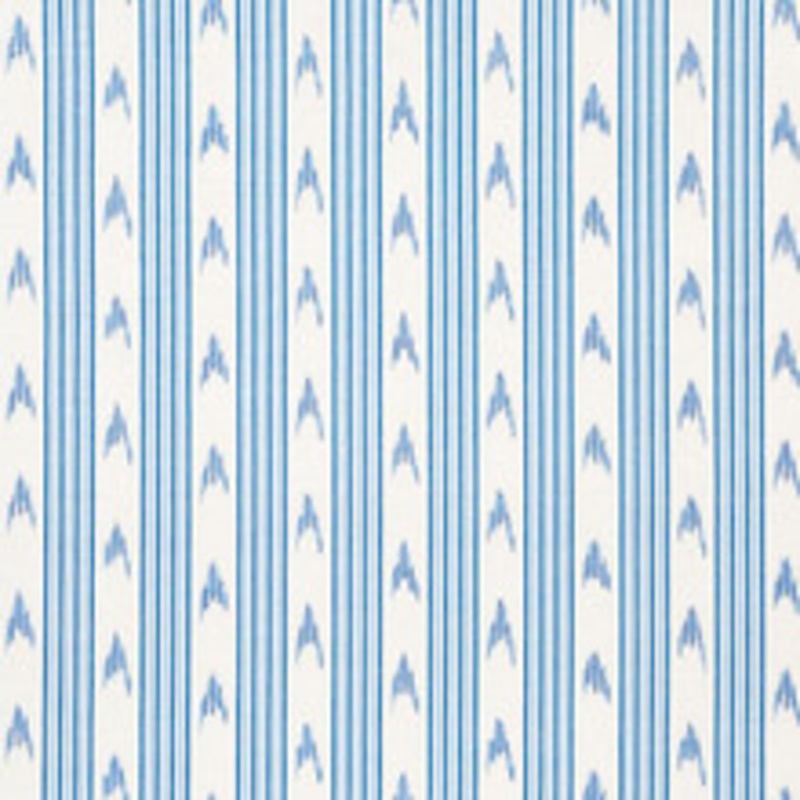 Schumacher Fabric Santa Barbara Ikat Indigo 74220