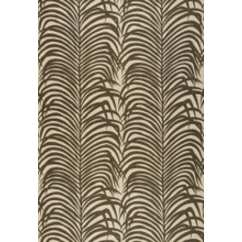 Schumacher Fabric Zebra Palm Java 174970