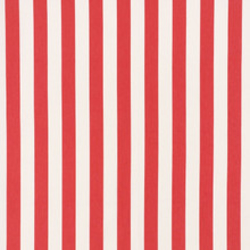 Schumacher Fabric Andy Stripe Red 71329