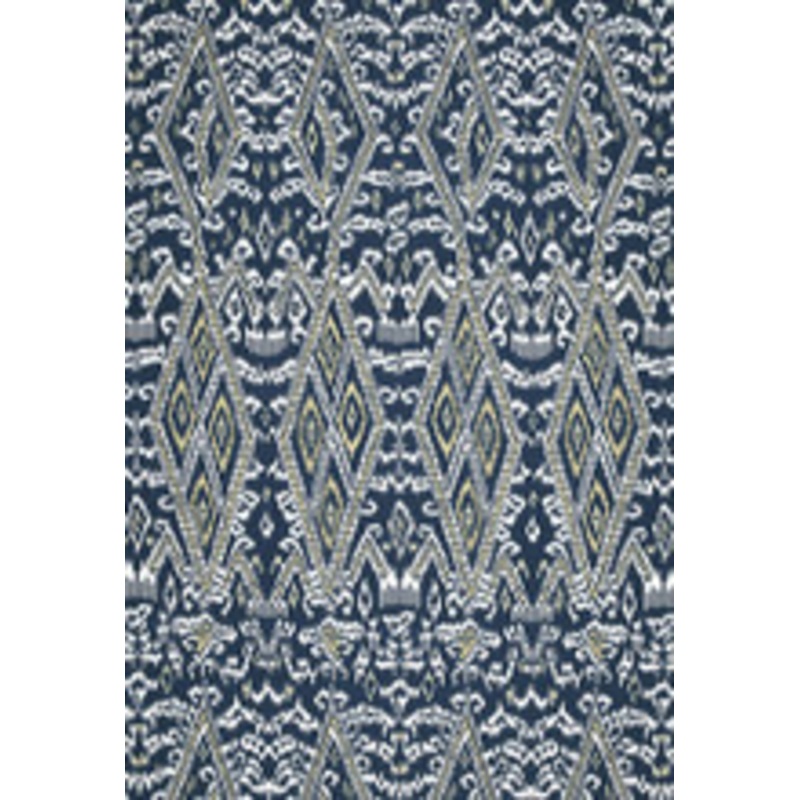 Schumacher Fabric Maya Ikat Print Indigo 174752