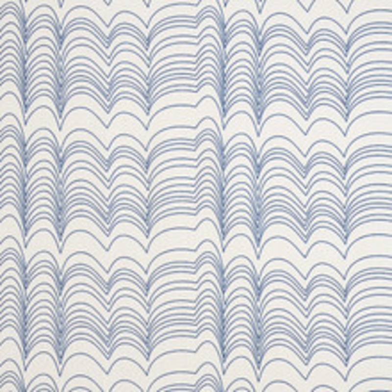 Schumacher Fabric Richter Blue 177110