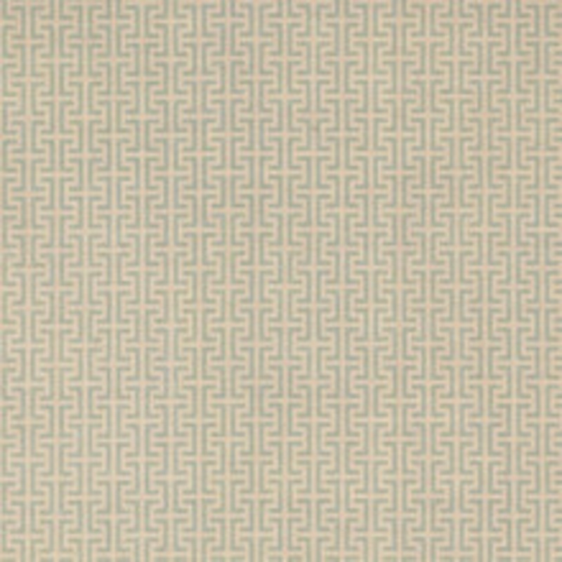 Schumacher Fabric Temple Aqua Temp003