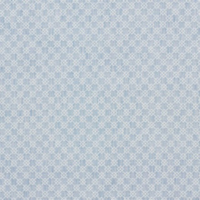 Schumacher Fabric Albert Fret Blue 75562