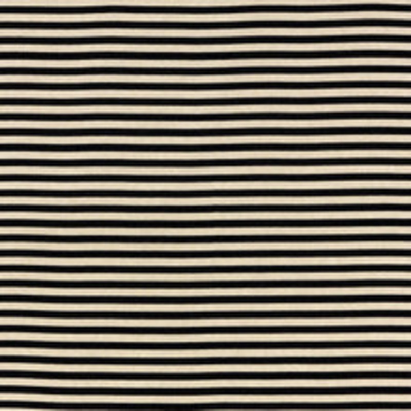 Schumacher Fabric Geoffrey Metallic Stripe Obsidian 69245