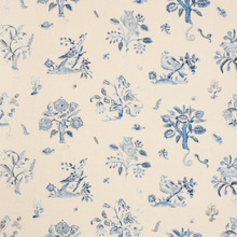Schumacher Fabric Magical Menagerie Blues 176753