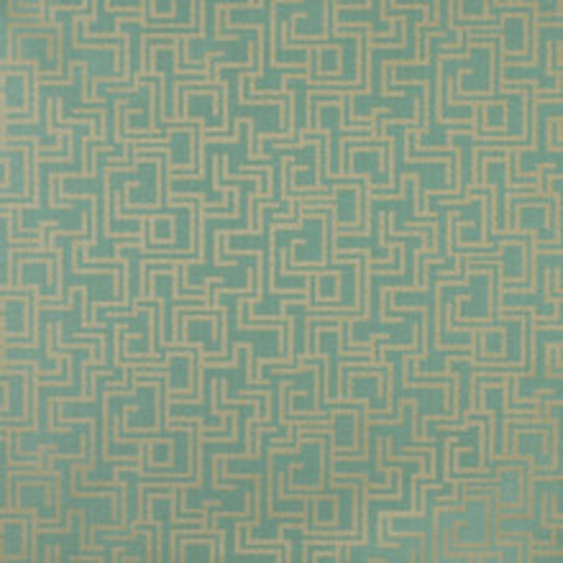 Charlotte Fabric 6632 Seafoam/Geometric