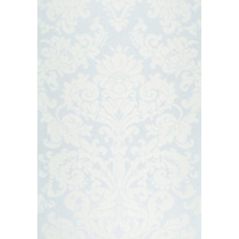 Schumacher Fabric Chateau Silk Damask Ciel 68880