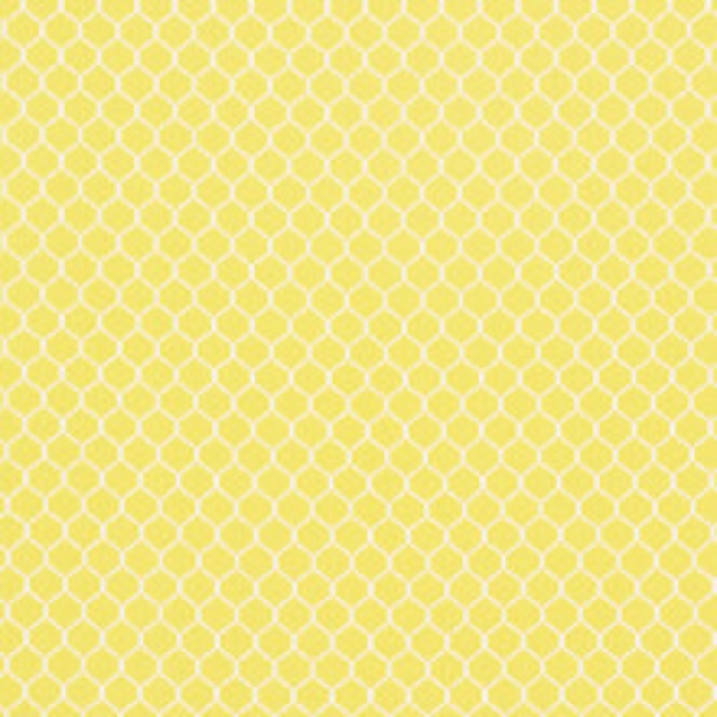Schumacher Fabric Fishnet Yellow 73091