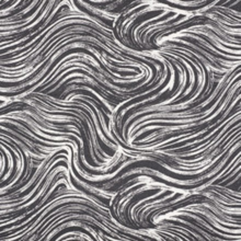 Schumacher Fabric Shio Carbon 177493