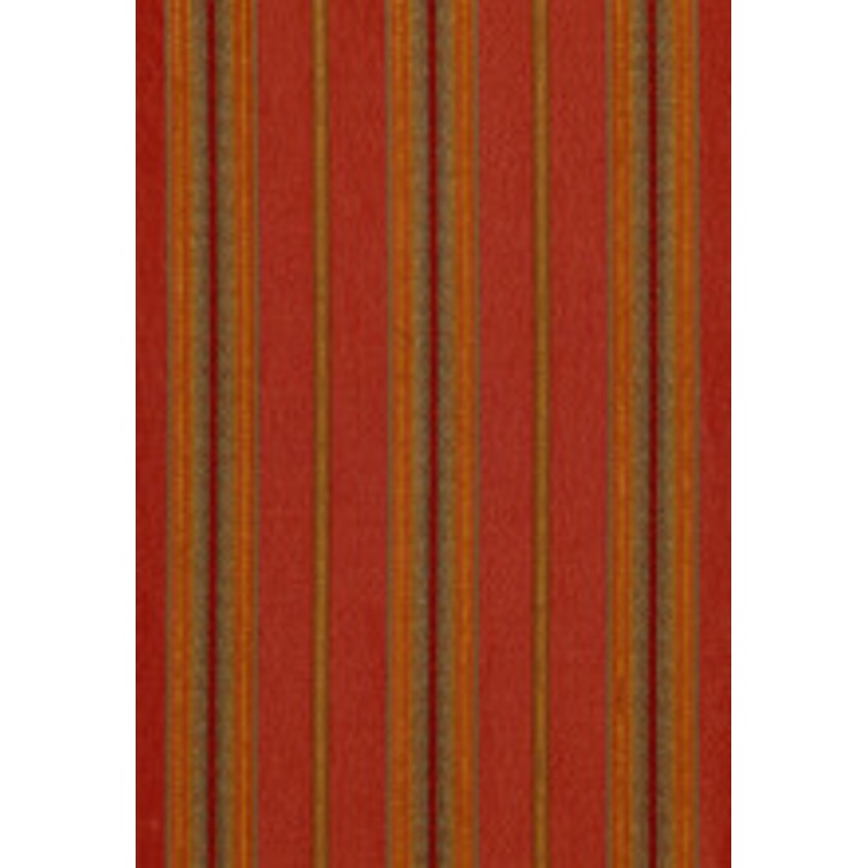 Schumacher Fabric Sinclair Chenille Stripe Rouge 54060