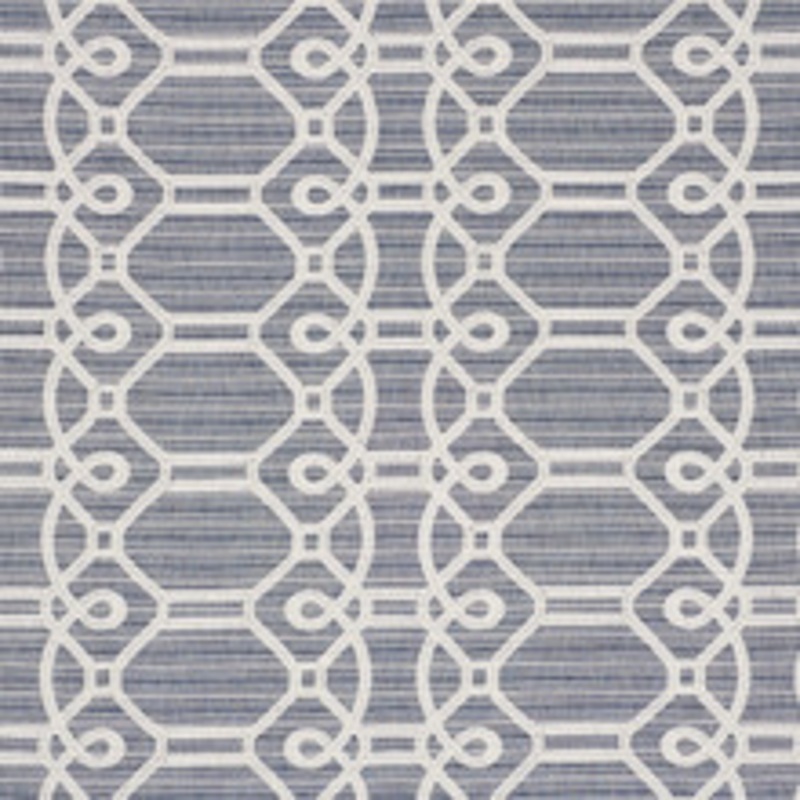 Schumacher Fabric Ziz Embroidery Blue 71930