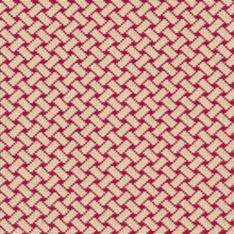 Schumacher Fabric Bristol Weave Carmine 63395