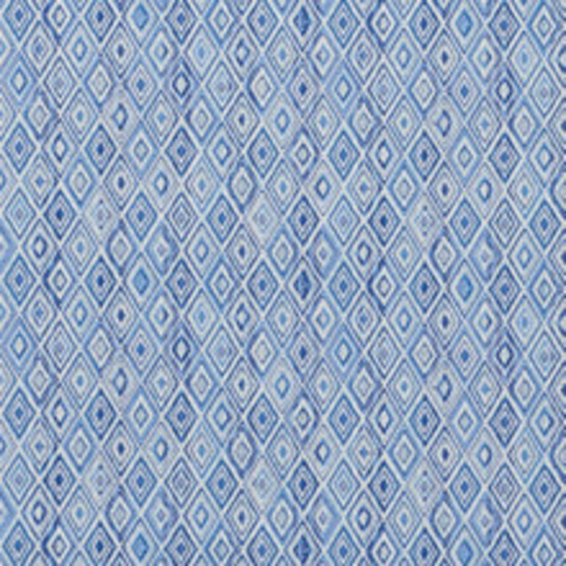 Schumacher Fabric Diamond Strie Blue 75921
