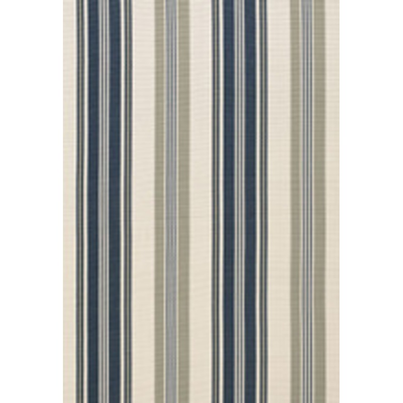 Schumacher Fabric Fjord Stripe Indigo 67480