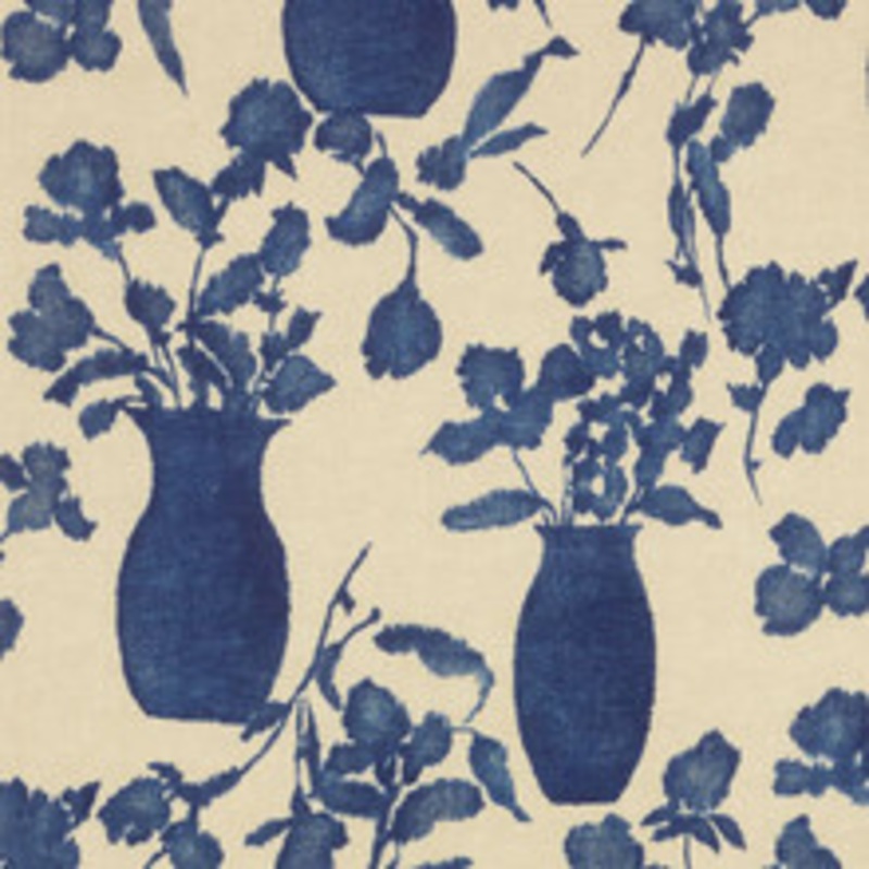 Schumacher Fabric Hugo Floral Indigo 176241
