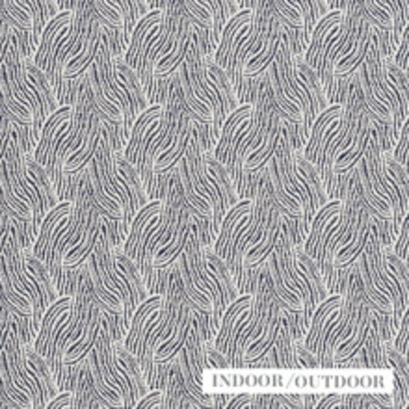 Schumacher Fabric Strata Indigo 73832