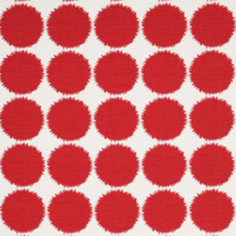 Schumacher Fabric Fuzz Red 177093