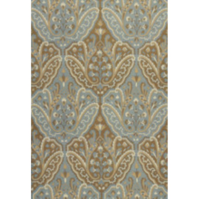 Schumacher Fabric Maharajah Crewel Embroidery Verdigris 64810