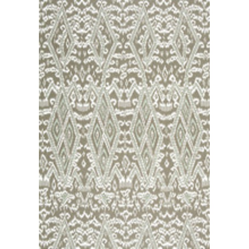 Schumacher Fabric Maya Ikat Print Greige 174751
