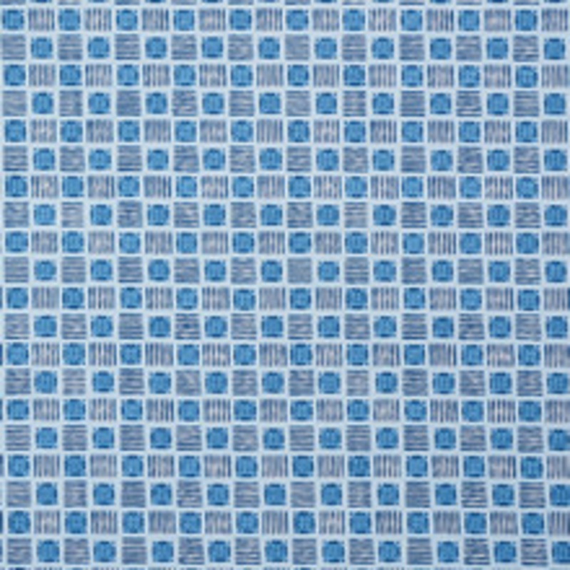 Schumacher Fabric Mottley Grid Cottage Blue 177863