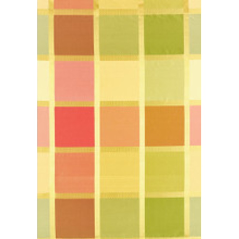 Schumacher Fabric Navsari Silk Plaid Azalea 62853