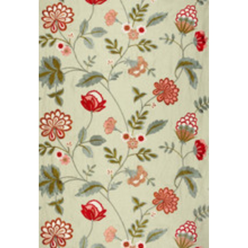 Schumacher Fabric Palampore Embroidery Celadon 64843