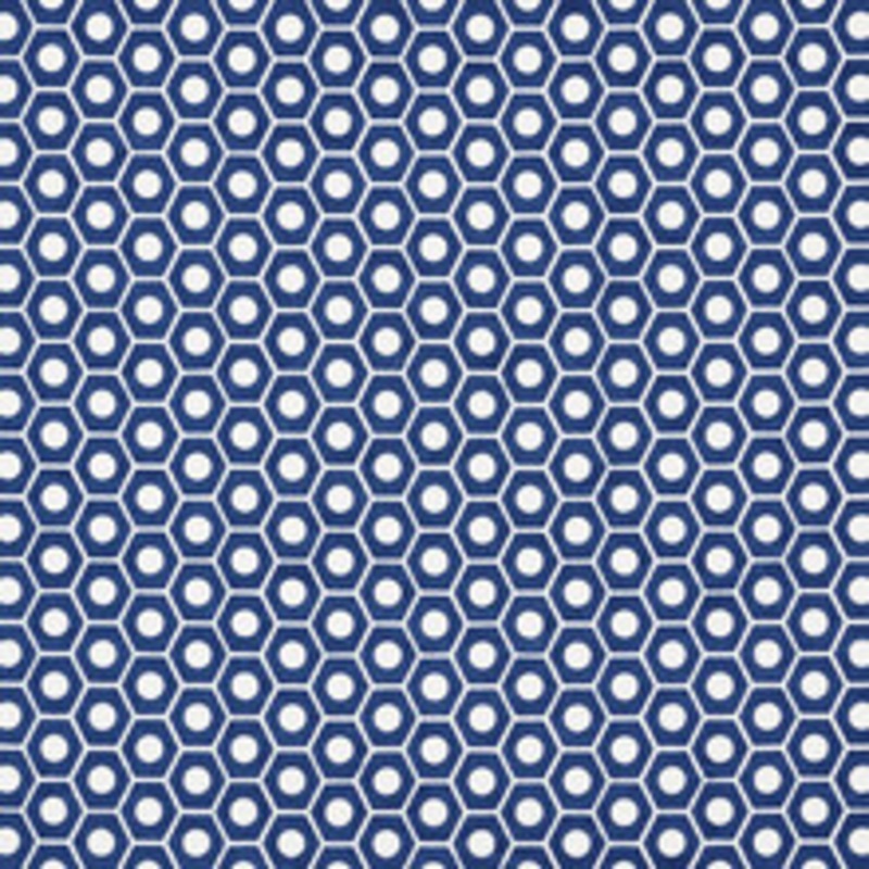 Schumacher Fabric Queen B Navy 177070
