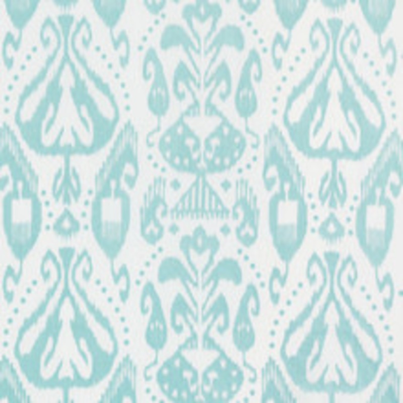 Schumacher Fabric Kiva Embroidered Ikat Sky 69481