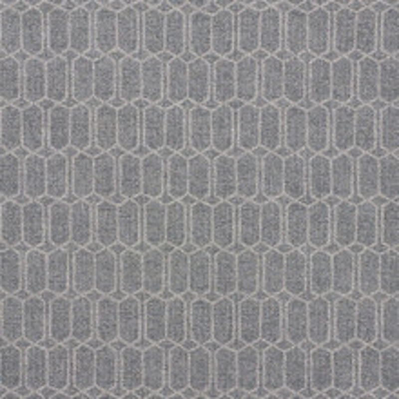 Schumacher Fabric Modern Trellis Outdoor Slate 75400