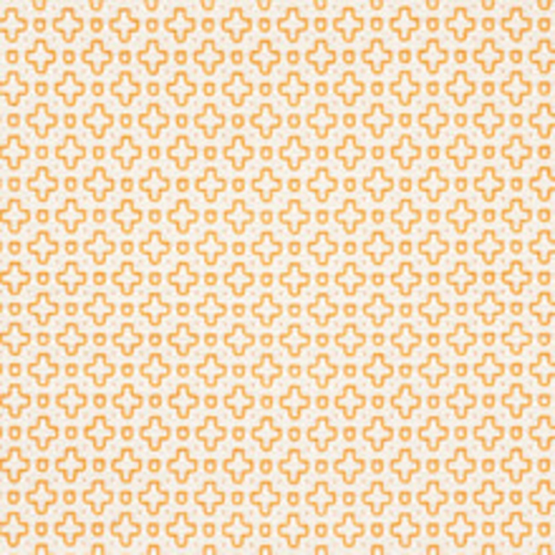 Schumacher Fabric Scout Embroidery Orange 73562