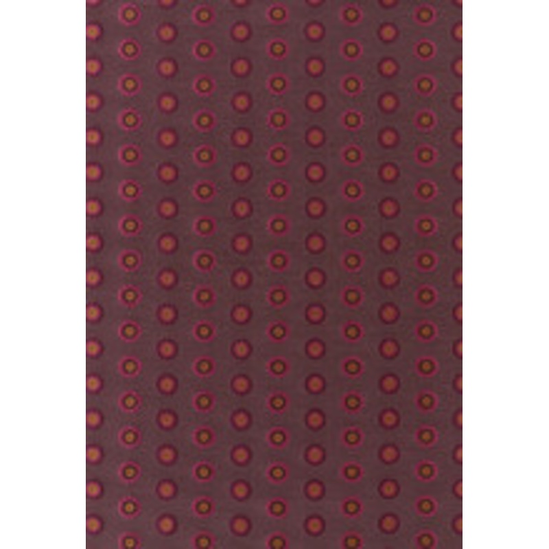 Schumacher Fabric Shibori Circle Claret & Berry 62240