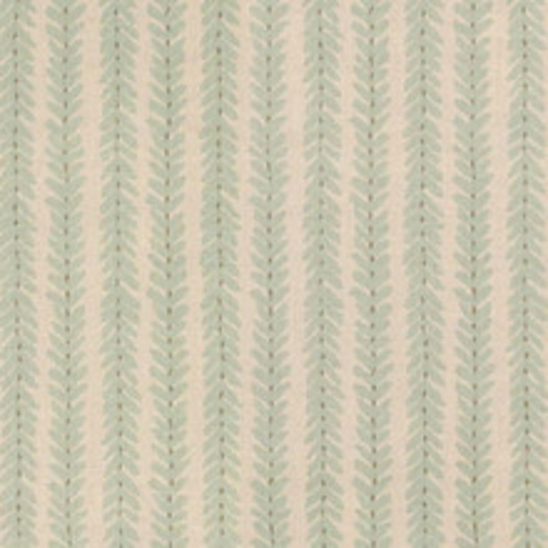 Schumacher Fabric Woodperry Aqua WOOD003