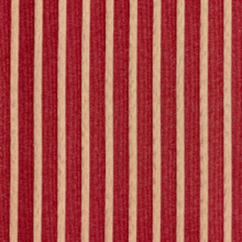 Charlotte Fabric 2616 Crimson/Stripe