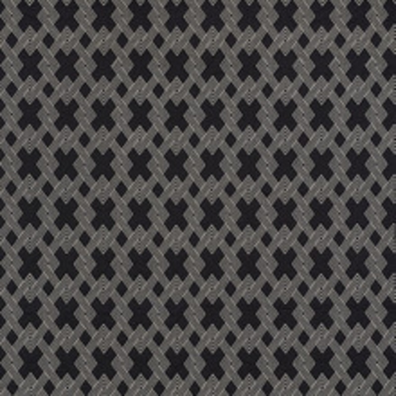 Schumacher Fabric Hix Ebony 70145