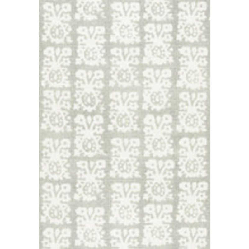 Schumacher Fabric Jakarta Linen Print Slate 174632