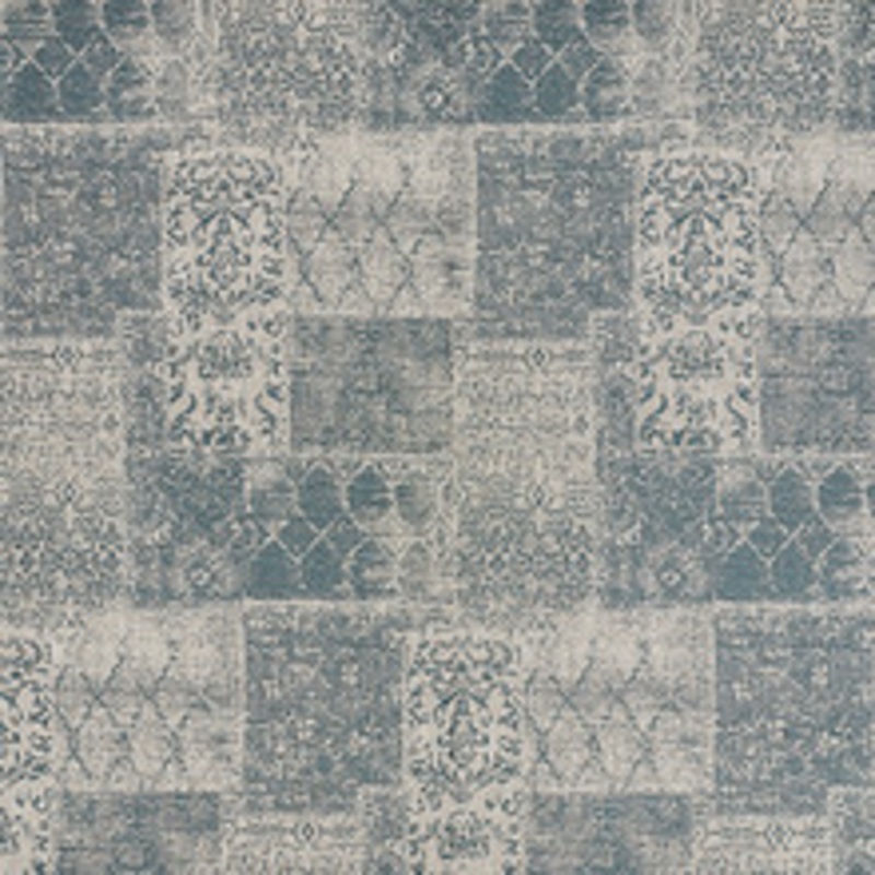 Schumacher Fabric Osmand Aegean 71122