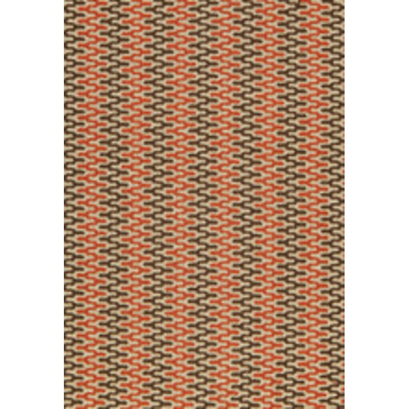 Schumacher Fabric Rivington Weave Red Earth 65651