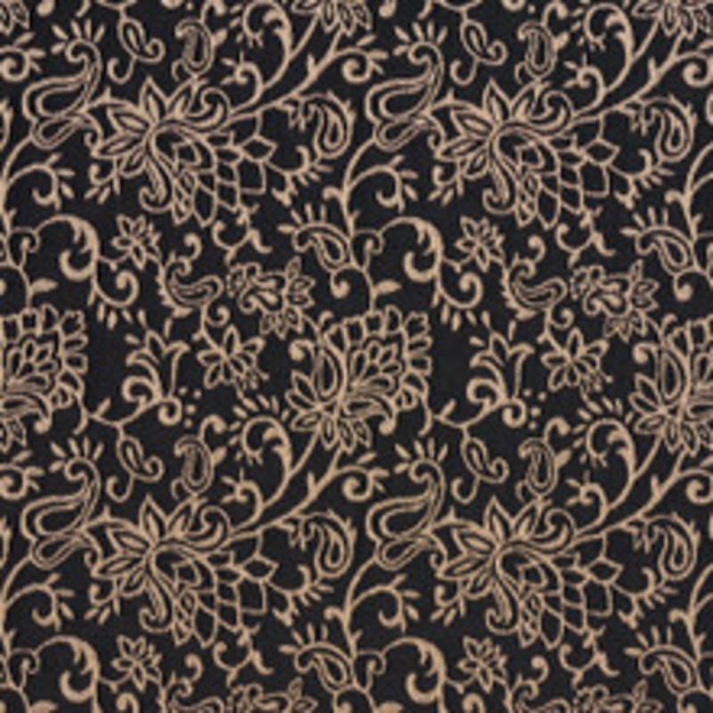 Charlotte Fabric 2606 Onyx/Garden